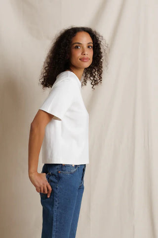 Perfectwhitetee Atlas Crewneck Tee - White