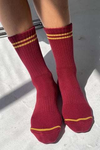 Boyfriend Socks (wholesale): Lt. Grey