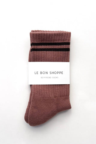 Boyfriend Socks (wholesale): Lt. Grey