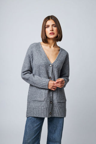 Line the Label Constance Cardigan in Rainfall