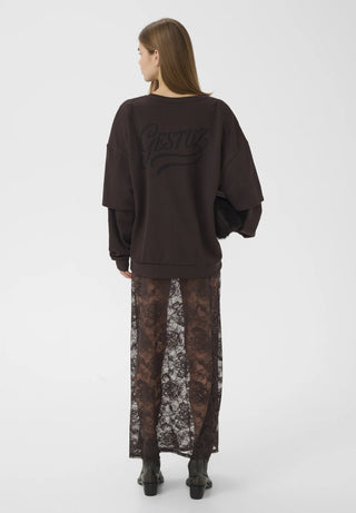 Gestuz Gzleala Skirt in Ganache