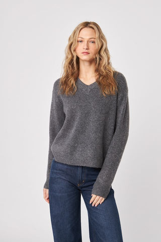 John + Jenn Charlie Sweater in Granite