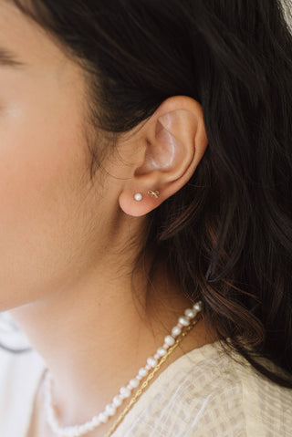 Kara Yoo Esther Studs - Solid 14K Gold