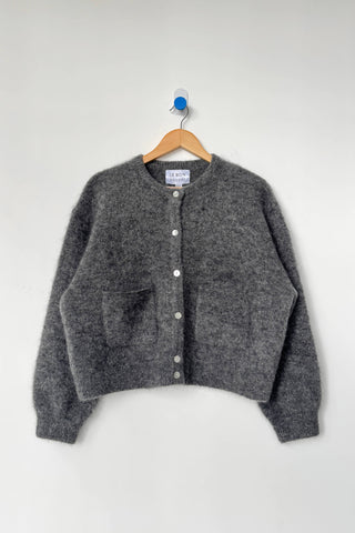Le Bon Shoppe Amélie Alpaca Cardigan - Charcoal