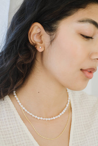 Kara Yoo Esther Studs - Solid 14K Gold