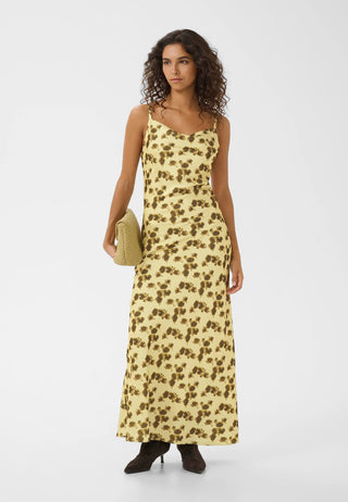 Gestuz Chery Dress - Lomen Yellow Olive