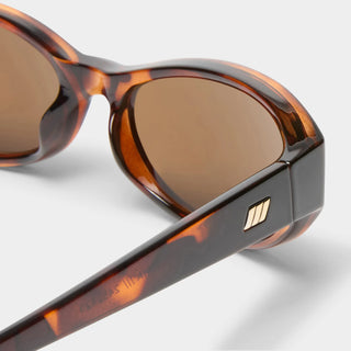 Le Specs Don't Cha Sunglasses - Tort Brown Mono