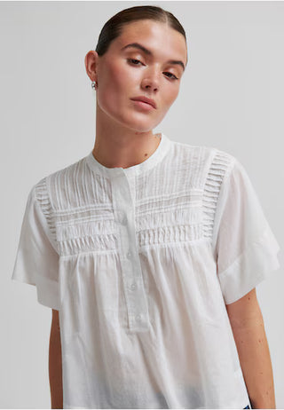 Second Female Maise Ss Blouse - White