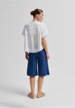Second Female Maise Ss Blouse - White