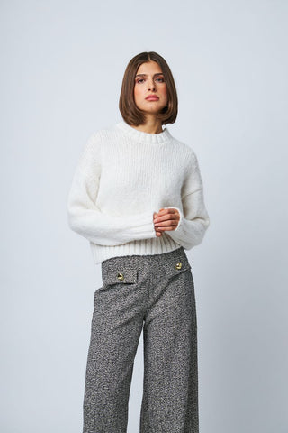 Line the Label Hattie Sweater in Snowfall