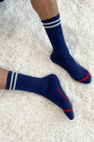 EXTENDED Boyfriend Socks (wholesale): Ice