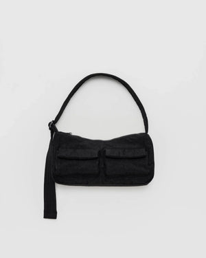 BAGGU Cargo Shoulder Bag in Black