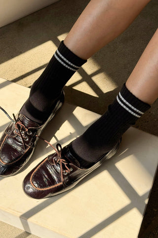 Boyfriend Socks (wholesale): Lt. Grey