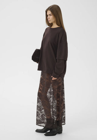 Gestuz Gzleala Skirt in Ganache
