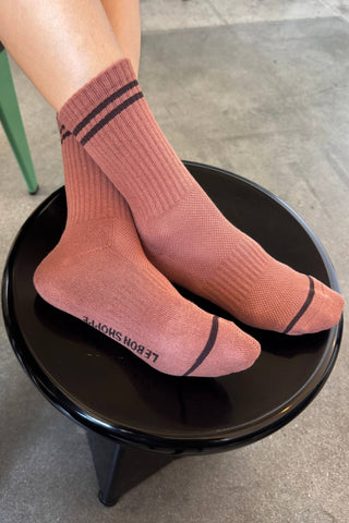 Boyfriend Socks (wholesale): Classic White