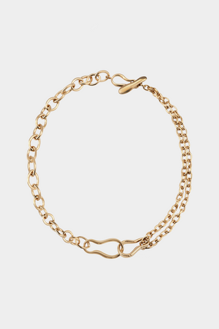 Kara Yoo Ramona Necklace Silver Plated Brass