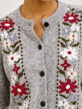 Rails Millie Cardigan - Grey Flora