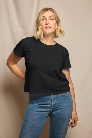 Perfectwhitetee Harley Boxy Crew Tee - Black