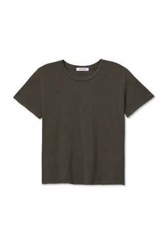 Perfectwhitetee Harley Boxy Crew Tee - Dark Olive