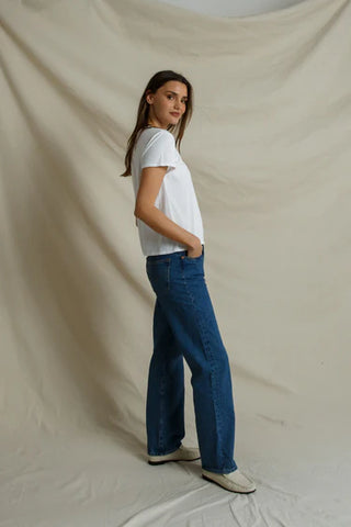 Perfectwhitetee Harley Boxy Crew Tee - White
