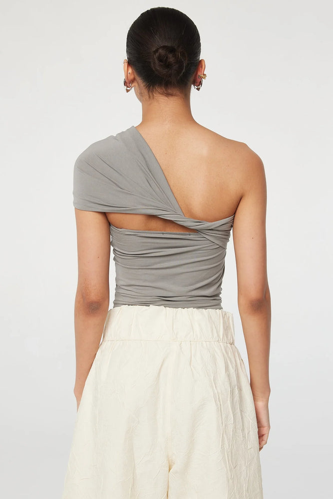 The Line by K Kyo Tube Top in Slate
