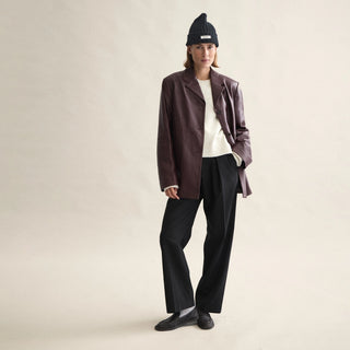 Le Bonnet Le Logo Beanie in Onyx