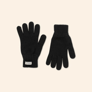 Le Bonnet Knitted Gloves in Onyx