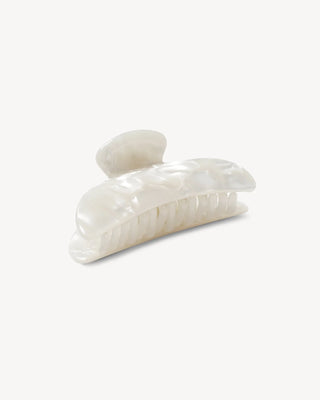 Machete Midi Claw in White Shell