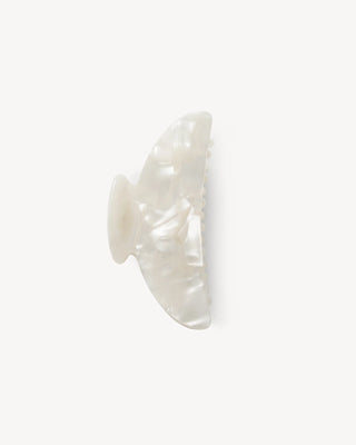 Machete Midi Claw in White Shell