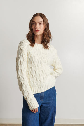 Line The Label Leon Sweater- Pearl