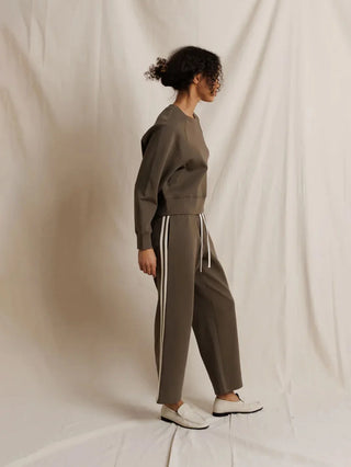 Perfectwhitetee Claud Track Pant - Dark Olive