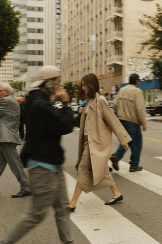 Mod Ref The Serena Coat - Beige