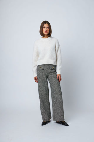 Line the Label Hattie Sweater in Snowfall
