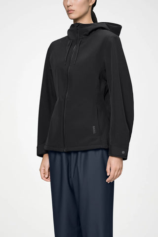 Rains Suva Softshell W Jacket W3T1 in Black