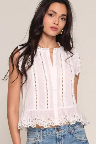 Heartloom Dia Top - Eggshell