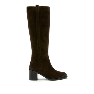 Sister x Soeur Margo Tall Boot in Brown Suede