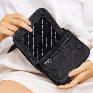Status Anxiety Impermanent Wallet - Black