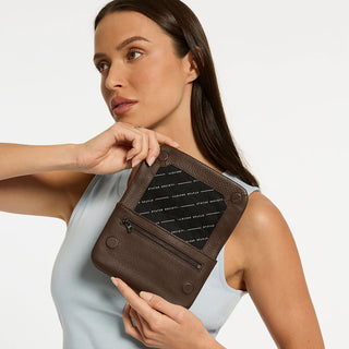 Status Anxiety Impermanent Wallet - Cocoa
