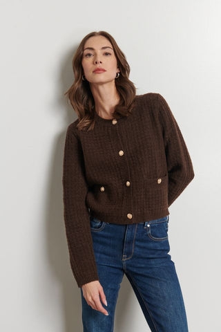 Line The Label Cataline Sweater- Dark Chocolate