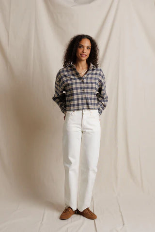 Perfectwhitetee Tate Shirt - Sugar Plaid