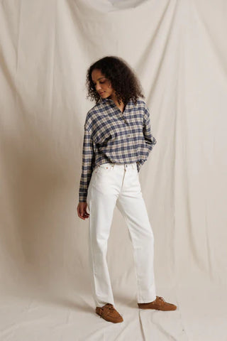 Perfectwhitetee Tate Shirt - Sugar Plaid