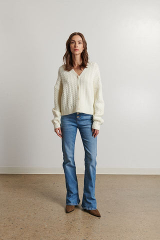 Line The Label Honey Sweater- Meringue