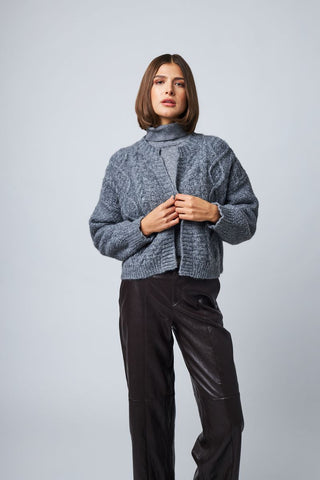 Line the Label Amabella Sweater in Rocky Slate