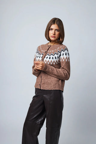 Line the Label Ulla Sweater in Smokey Fairisle