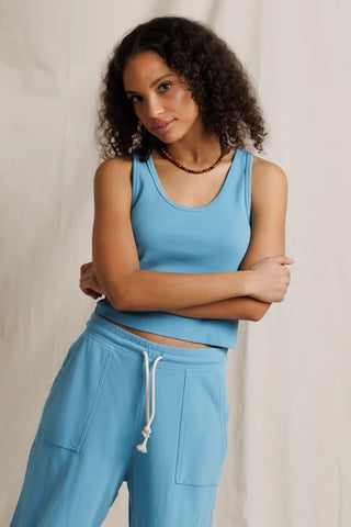 Perfectwhitetee Blondie Tank - Milky Blue