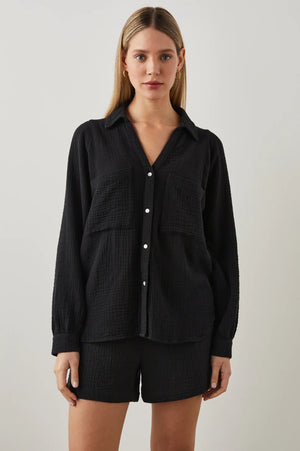 Rails Lauren Shirt in Black