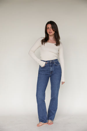 Agolde High Rise Stovepipe Jean