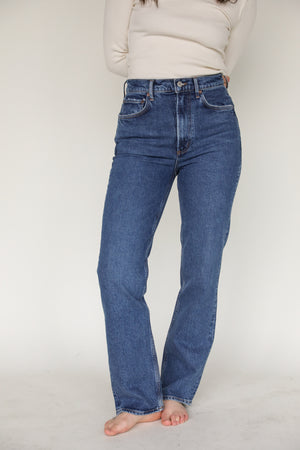 Agolde High Rise Stovepipe Jean