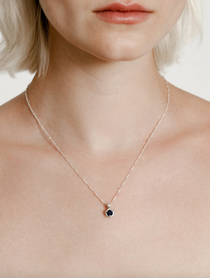 
            
                Load image into Gallery viewer, Wolf Circus Nina Necklace in Blue and Sterling Silver
            
        