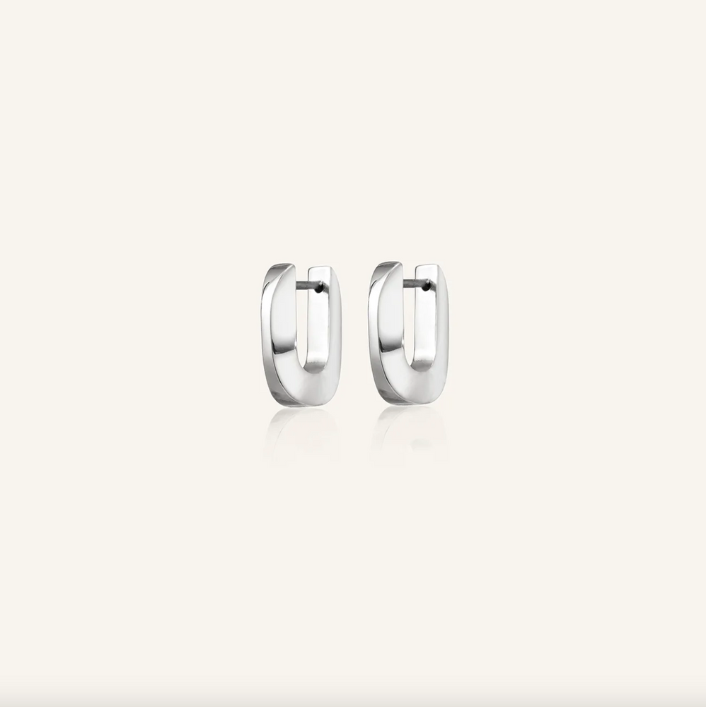 Jenny Bird Tiny Toni Huggie in Silver
